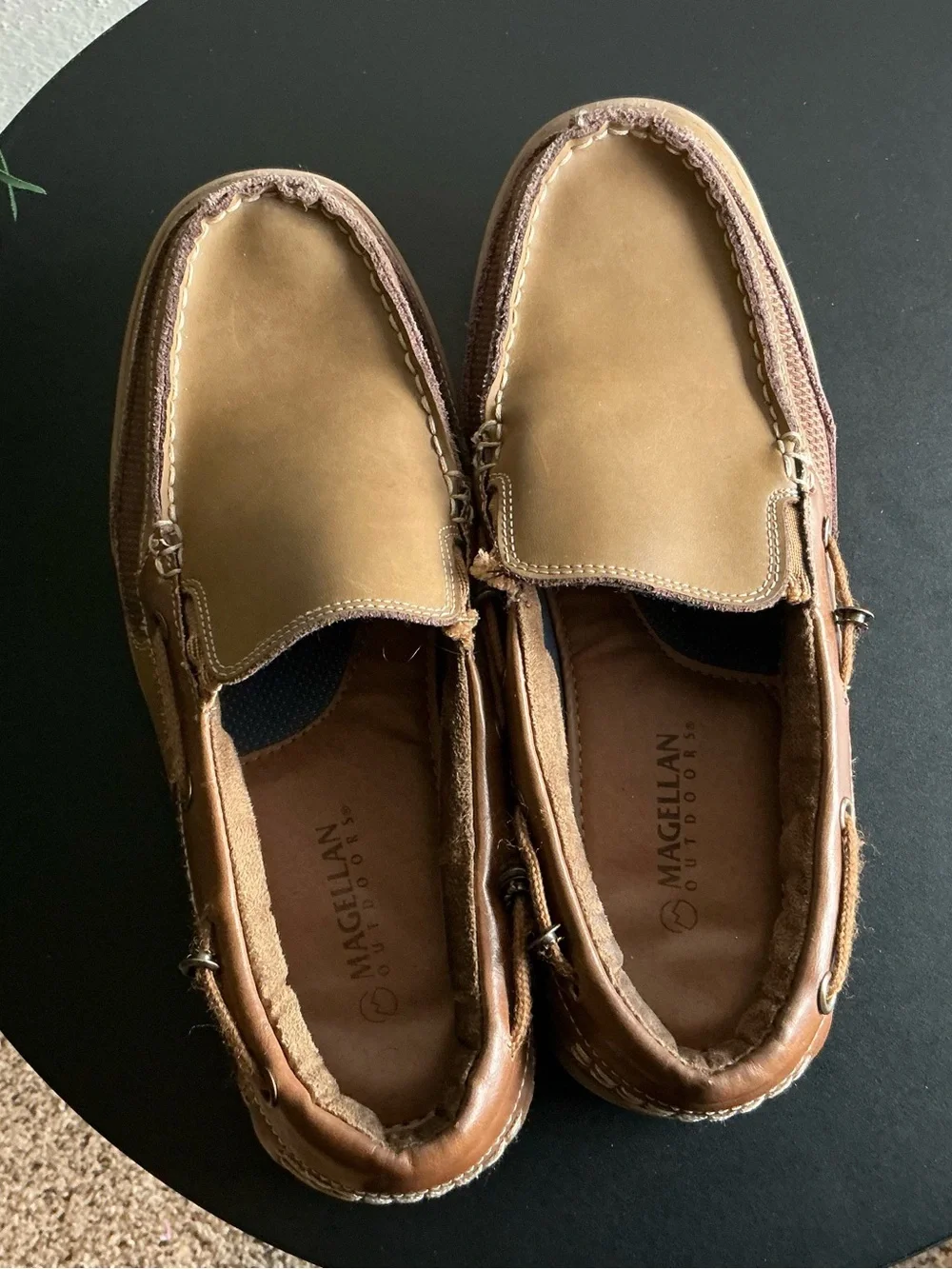 Primigi Men's Slip-On Loafers in Brown and Tan